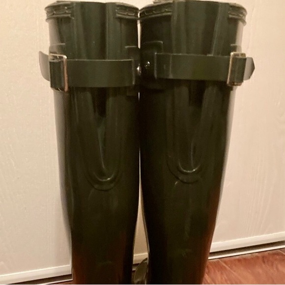 Hunter Glossy Green Tall boots - Picture 5 of 6